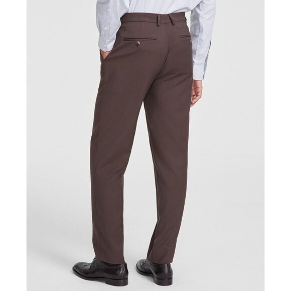 Nautica Mens Modern Fit Stretch Formal Look Fall Suit Brown Size 42 Short NWT - Picture 2 of 6